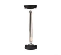 Barra de soporte para armario de baño con ajuste retráctil de alambre positivo y negativo, construcción de nailon de carga pesada y acero inoxidable para un uso duradero (30-45 cm)