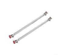 Barra de soporte para parachoques de coche Soporte frontal ajustable Sin taladro Instalación Aleación de metal 15 cm de longitud (blanco)