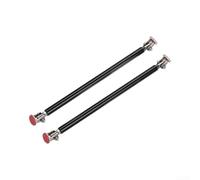 Barra de soporte para parachoques de coche Soporte frontal ajustable Sin taladro Instalación Aleación de metal 15cm Longitud (negro)