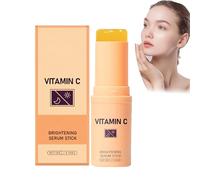 Barra de suero facial con vitamina C, palo iluminador, equilibra el tono de la piel, mejora la textura de la piel, aumenta la luminosidad, ayuda a reducir la opacidad, suaviza la piel (1 unidad)