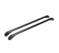 Barra de techo de aluminio para equipaje con llave, barras de techo de alta calidad para techo de coche universal, se adapta al techo del coche, ancho plano 110-115 cm, 1 m de largo