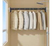 Barra de tensión Ajustable, 410CM-500CM, 360CM-450CM, Barra para cortinas Extensible para Baño Cabina de ducha, RV, Ventana, Armario, Armarios y Cocina sin taladro ni tornillos de fácil montaje (Colo