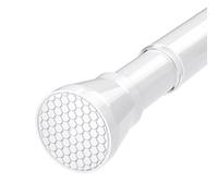 Barra de tensión extensible para cortinas, barra de cortina extensible de 70 a 130 cm, barra de tensión para cortinas, barra de cortina de ducha, barra telescópica, barra de tensión de resorte sin