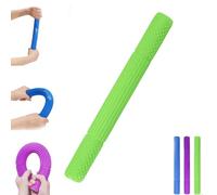 Barra de terapia flexible para alivio de muñeca y codo, barra giratoria de resistencia con agarre antideslizante para entrenamiento de fuerza de brazos, fortalecedor de agarre, soporte de tendón, para