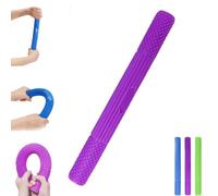 Barra de terapia flexible para alivio de muñeca y codo, barra giratoria de resistencia con agarre antideslizante para entrenamiento de fuerza de brazos, fortalecedor de agarre, soporte de tendón, para
