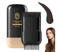 Barra de tinte para el cabello Quick Cover - Barra de retoque de color de cabello portátil con peine, resistente al agua y al sudor, barra de color para cabello, retoque rápido (02#)