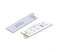 Barra de tira de luz LED para refrigerador, reemplaza el conjunto de luz LED defectuoso con SW BX02B 49031078 Candy Refrigerador congelador (2 piezas)