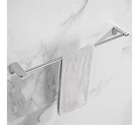 Barra de Toallas de Toalla de Toalla de Toalla de Toalla de Acero Inoxidable Gris, Rejilla de Toalla de baño Minimalista nórdica de una Sola Bar