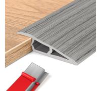Barra de transición de PVC autoadhesiva, perfil de transición de nivelación de altura, perfil de transición para suelos de parqué, laminados, umbrales