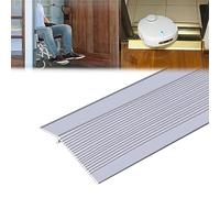 Barra de umbral de suelo de aleación de aluminio para suelo de transición de suelo de aleación de aluminio de 2 mm de espesor, negro-blanco, dorado, umbrales de carga para umbrales de menos de 1,6