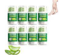 Barra de urea para el cuidado de los pies con aloe vera - Bálsamo en barra para pies con urea - bálsamo para talones secos y agrietados con ácido hialurónico, suavizante de Callos. (8 botellas)