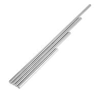 Barra de Varilla Redonda de Acero Inoxidable, Barra Redonda Recta de Eje óptico de Riel Lineal de 10 Mm X 200/300/400/500 Mm para Movimiento Lineal, Maquinaria Automática, Máquina de Moldeo(500 mm)
