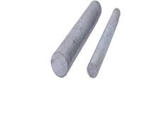 Barra de zinc de ánodo de sacrificio de alta pureza, 6-10 mm de diámetro, 99,995% de zinc puro, for protección electroquímica de cascos y pilotes de acero(6mm,600mm)