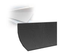 Barra deflectora de Lluvia de Goma autoadhesiva para Ventana, Multicolor, 70-110 mm de Ancho, Paquete de 9 Piezas (70 mm de Ancho) para Mayor protección contra la Intemperie y fácil instalac