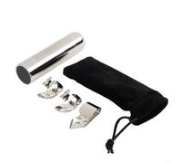 Barra deslizante de acero inoxidable fabricada con precisión, accesorio ideal para guitarras de regazo y pedal (B)