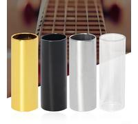 Barra deslizante de guitarra de metal de 70 mm para guitarra, banjo y ukelele instrumentos de cuerda con excelente control de tono (plata)