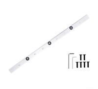 Barra deslizante de inglete de aleación de aluminio para sierras de mesa, ranuras en T, ajustable con tornillos, funcionamiento suave para mesas de enrutador y equipo de taller (450 mm)