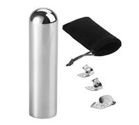 Barra deslizante para guitarra: barra de de nariz de acero inoxidable macizo, deslizante resistente para acro de regazo, pedal de acero, guitarra hawaiana y eléctrica, superficie pulida