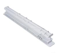 Barra divisora de riel deslizante para cajón central de refrigerador para W10326469 - Barra divisora de plástico resistente - Organizador de almacenamiento blanco para compartimento congelador de 36