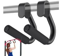 Barra Dominadas - Acero Carbón Y Goma 14.7x3.5x19.5cm | Mangos Antideslizantes Gimnasio | Empuñaduras Fitness Ejercicio | Equipo Deportivo Con Pesas, Bandas Resistencia Y Rutinas Casa