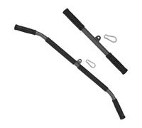 Barra Dominadas Techo Barra recta giratoria, barra desplegable Lat, cuerda de tríceps, accesorio de máquina de Cable for gimnasio en casa, entrenamiento de fuerza(480x25mm)
