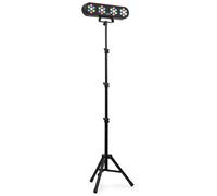 Fuzzix AllStar1 LED Efecto de luz Party Wash con 28 leds super brillantes RGB con bajo consumo, modo automático o al ritmo de la música, incluye trípode y mando a distancia, portátil y fácil de usar