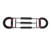 Barra en U de tres - Herramienta para ejercicios pectorales ajustable de 20 a 100 kg, herramienta para brazos con torsión vibratoria | Barra portátil, diseño desmontable para el fitness ovun