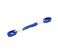 Barra Equilibrio Manillar Ajustable Para Motocicleta Barra Transversal 7/8 "22mm Palanca Fuerza De Dirección Mango Equilibrio Estabilizador Pit Bike(Blue)