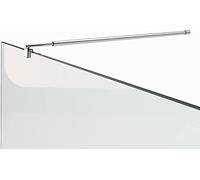 Barra estabilizadora/barandilla para paredes e tetos de ducha de vidrio y estabilizador de walk in. Espesor de vidrio hasta 10mm - varios tamaños (Barra de estabilizadora 20M)