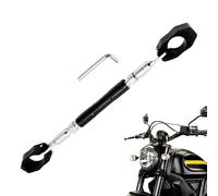 Barra estabilizadora de motocicleta, barra de manillar de motocicleta | barra de manillar modificada, herramienta de refuerzo de aleación de aluminio para acomodar, soportes de teléfono móvil y LED
