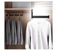 Barra extensible de aleación de aluminio para armario, organizador de armario ajustable (115 cm), perfecto para soluciones de almacenamiento que ahorran espacio