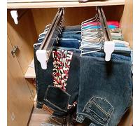Barra extensible extraíble para armario, estante ajustable para pantalones de 30 a 80 cm, colgador de ropa de acero para almacenamiento de pantalones, riel extraíble que ahorra espacio para una