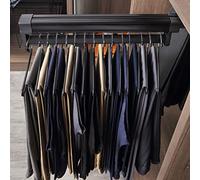 Barra extraíble para armario, Colgador de ropa retráctil, toallero, organizador de armario,