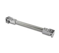 Barra fija para mampara de ducha Barra De Soporte Ducha Vidrio Acero Inoxidable 304, Fija For Puerta Baño, Abrazadera , Clip Ángulo Ajustable A Pared(Color 1,Length 500mm)