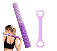 Barra Flex de Ejercicio Físico, Ejercitador Físico de Mano de Silicona, Entrenador De Músculos Del Codo Para Fitness, para Entrenamiento de Brazos y Dedos, para Viaje y Gimnasio en Casa, para Adultos