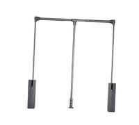 Barra For Ropa Abatible, Ancho Ajustable Con Doble Amortiguador, For Guardarropa, Capacidad De Carga De 15 Kg(Color 1,W-890-1200mm)