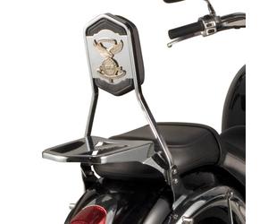 Barra GIVI Sissy con portamalepropinas, negra para Honda CMX 500 Rebel (17-21), negro