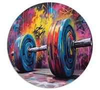 Barra Graffiti Puzzle para Adultos Puzzle de 1000 Piezas Escena de Gimnasio Puzzle para Toda la Familia Relajante Decoración 1000pcs (67.5x67.5cm)