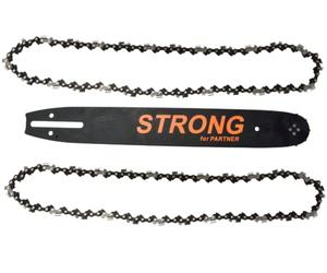 Barra guía + 2 cadenas compatibles con Husqvarna 135 235 236 14 pulgadas 3/8 1.3 mm 52 DL