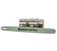 Barra guía de 53 cm de unidad sólida de 0.404 pulgadas con 4 cadenas semicinceles para Stihl E30