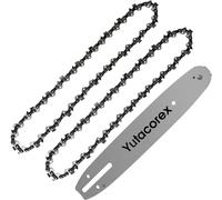 Barra guía de motosierra de 10 pulgadas y combo de cadena, accesorios de repuesto para WORX WG322, WG322.9, WG323, compatible con RYOBI P546, P2520, EGO MPS1001, PSA1000, Makita XCU06Z, SKIL