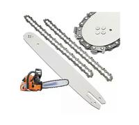 Barra guía de motosierra de 14 pulgadas con 2 cadenas de 3/8" para STIHL 017 MS170 HT70 MSE160, soporte