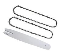 Barra guía de motosierra de 18 pulgadas, 2 cadenas .063 .325 68DL compatible con Sti-hl MS 211 210 250 251 230 (barra guía de 18 pulgadas + 2 cadenas) piezas de repuesto de motosierra