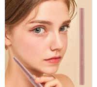 Barra Iluminadora Para Ojeras | Lápiz Iluminador Gusano de Seda Bicolor para Maquillaje - Sombra Ojos 2.5g Mujer Joven - Fiesta Viaje Disfraz Teatro Eventos