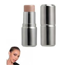 Barra Iluminadora y de Rubor Hidratante con Efecto Shimmer: Ofrece un acabado húmedo y brillante tipo "rocío", logrando un maquillaje natural de estilo coreano para una piel radiante (Champán)