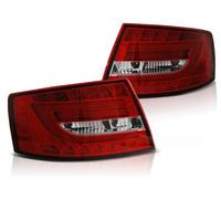 Barra LED Trasera Luces Freno Para Audi A6 C6 4F Limo 04-08 Rojo/Cromo 7-P