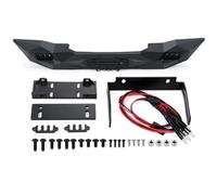 Barra Luz Coche RC Para Axial Para SCX10 II Para TRX-4 1/10 Aluminio Aleación Delantero Parachoques Con Luz RC Crawler Coche Camión Modelo Mejora Piezas