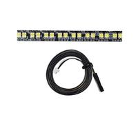 Barra Luz Coche RC Para Tamiya Para Scania 770S 1/14 Carrocería Cabina Carcasa Medio Techo Para Alto Con Luz Plataforma RC Camión Remolque Basculante Diy Piezas Coche(Single lamp)