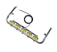 Barra Luz Coche RC Para Tamiya Para Scania 770s 56368 Para Volvo Para Benz Arocs Para Man Tgx 1/14 Lámpara Techo Accesorios Camión Volquete RC(Yellow)