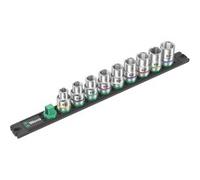 Barra magnética para dados C 4 Zyklop Juego de dados para llave de vaso 1/2", Llave de tubo negro/Verde